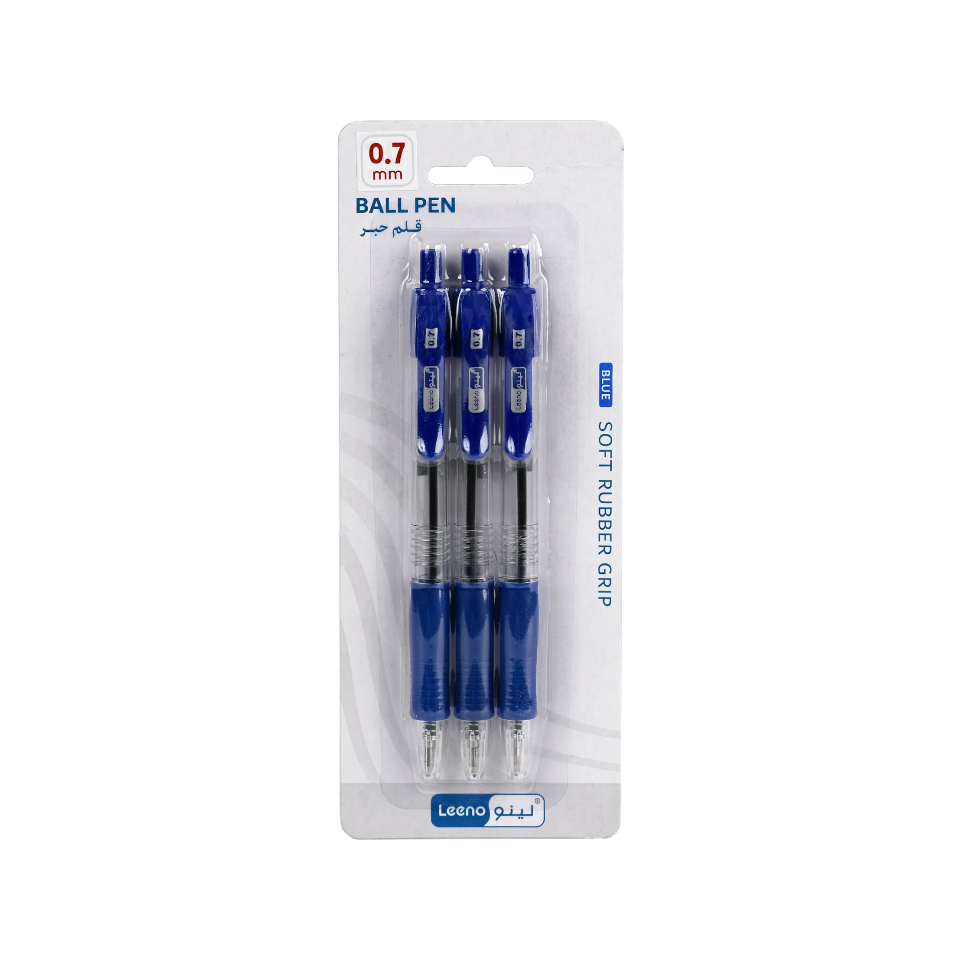 Leeno Ball Point Pen 0.7mm 3  Set blue